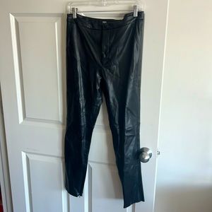 Zara pleather skinny pants